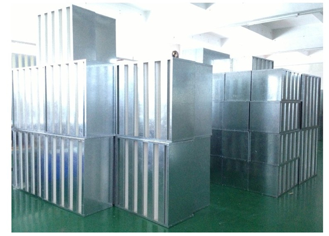 HEPA-фильтр V-типа с оцинкованной рамой 