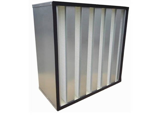 Фильтр HEPA V-типа EU11 H14 Воздушный фильтр